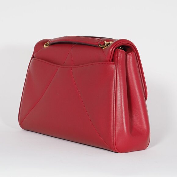 Dolce & Gabbana Red Quilted Nappa Leather Large Devotion Bag - Picture 7 of 16